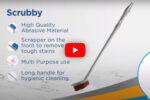 Tough stains? Scrub them away in seconds with GEBI Scrubby